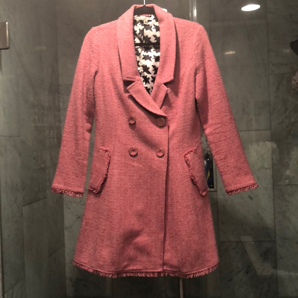 Pink Cabi Trench Coat